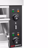 Witryna grzewcza – 1500 mm – na 4x GN 1/1 – 3,5 kW – z 2 półkami sterowanymi oddzielnie