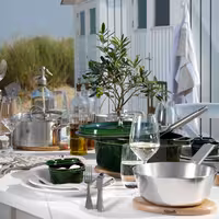 STAUB | Cocotte Round Enamelled Cast Iron Casserole Dish – Ø 180 mm – Basil Green
