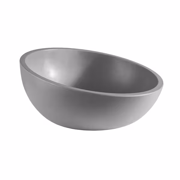 (6 adet) Kase - ELEMENT LOOK - Melamin - 2,3L - köşeli - 300x300mm - Derinlik:145mm - Gri