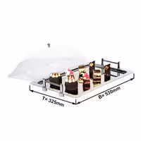 GN 1/1 Gastronorm Tray - Stainless Steel - 530x325mm