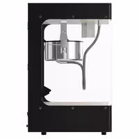 Commercial Popcorn Machine - 1.31kW - 5kg/h - with 1 kettle - Black