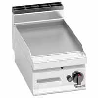 Chapa a gás - 6,9 kW - Lisa - Superfície de cozedura: 395x500mm