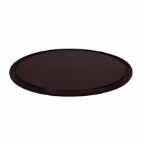 (12 adet) Düz Pizza Tabağı - Polyethylen, Ø380mm, Kahverengi