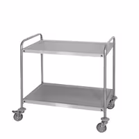 Kolica za posluživanje - 800x500 mm - s 2 polica - 40 kg po polici