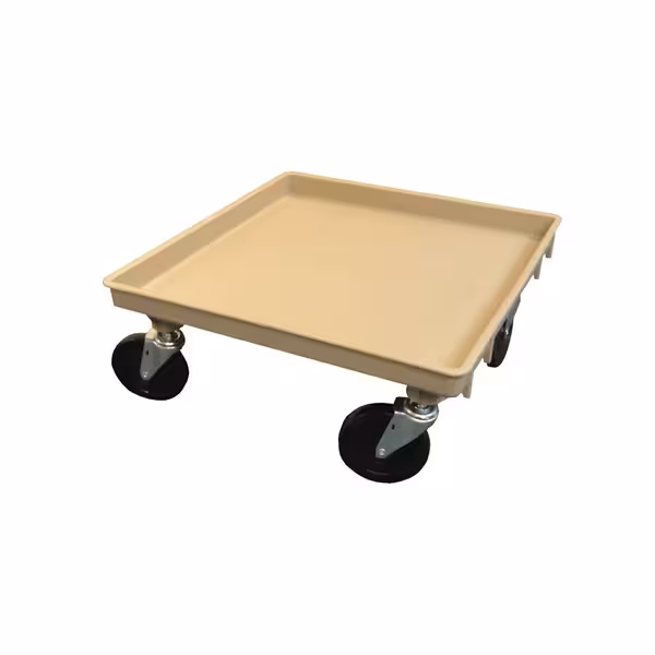 Dolly för diskkorgar - för 500x500 mm diskkorgar - Korgmått: 500x500 mm - utan handtag
