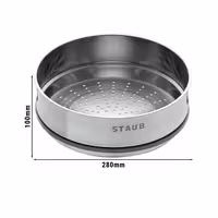 STAUB | Umetak za kuhanje na pari - 4,4 litra - Ø 260 mm - Nehrđajući čelik