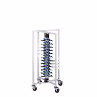 Tellerstapler - bis zu 48 Teller - Ø 16 - 32 cm - Klappbar & Rollbar