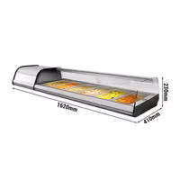 Premium PLUS vitrina za hladne tapase – 6x GN 1/3