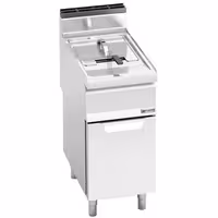 Plinska friteza - 15 L - 12,7 kW - s ispustom za ulje - s ormarićem