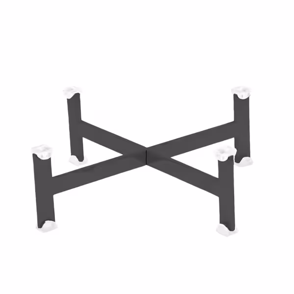 Etagere / Buffet Stand - Stainless steel, powder-coated - Black - Height: 120mm - suitable for platters & plates from 210mm