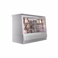 Witryna chłodnicza do dojrzewania mięsa na sucho – stal nierdzewna – 1400 mm – od 0 do +16 °C