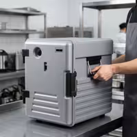 Thermobox - frontmatad - 83 l - uppvärmd - för 12x GN 1/1