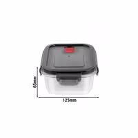 ZWILLING | GUSTO - Pravokutna staklenka - Prozirna - 0,6 litara