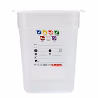 (6 komada) CAMBRO | SafeTrak – GN 1/3 polipropilenske posude – neprozirne – Visina: 200 mm