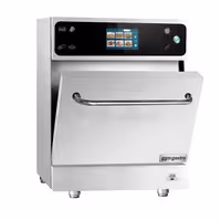 Commercial High Speed Oven - Touchscreen - 3.5kW - Stainless Steel - Ventless - incl. Pizza Tray, Mesh Basket, Non-stick Baking Tray | 80% Faster Cooking