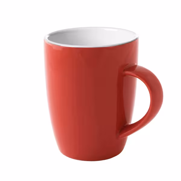 (6 kom) Colors - Šalica za kavu - 180 ml - Crvena