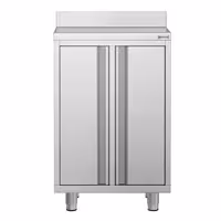 Radni ormarić – za aparat za kavu – 600 x 600 mm – s 2 krilna vrata i nadvratnikom