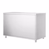 خزانة قاعدية ستانلس ستيل KOPENHAGEN PREMIUM - 1200x800mm - أبواب منزلقة