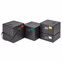 CAMBRO | CAM GOBOX® - Kutija za dostavu pizze sa unosom sa gornje strane - Za 2 pizze - Crna boja