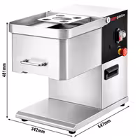 Električni rezač mesa – 250 kg/h – debljina kriške 3 mm – nehrđajući čelik