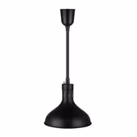 Infracrvena grijaća svjetiljka - 275 W - sjenilo Ø 290 mm - podesiva po visini - crna