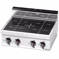 Indukcijsko kuhalo - Linija 700 - 800x714x432 mm - 14 kW - 4 indukcijskih zona - nadpultni