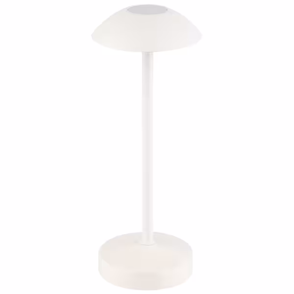 Şarj Edilebilir Masa Lambası - ALVA MICRO - 3 kademeli kısılabilir - Ø80x205mm - Whisper White