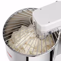 Spiralna miješalica za tijesto - 53 l / 44 kg - 1 brzina - s fiksnom posudom - s mehaničkim timerom - 400 V - za pizzu i kruh