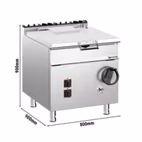 Frigideira basculante elétrica - 80L - 12,0kW - com volante - com torneira de enchimento - Série 900 - 400V