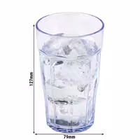 (36 pieces) CAMBRO | Tumbler Laguna – Clear – BPA-free SAN Plastic – Stackable – 354 ml
