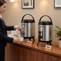 Commercial Beverage Dispenser - 10 Litres - Insulated - Stainless steel