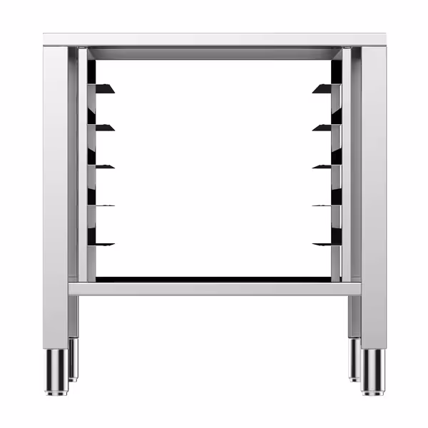 Base Stand - for Commercial Combi Oven KD Series - 730x600x770mm - 5x GN 1/1 - Stainless Steel - with Rack for 5x GN 1/1 Trays
