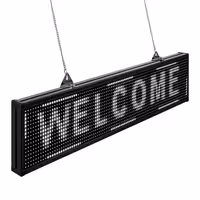 Programmable LED Scrolling Sign - WELCOME - customisable - 1000x55mm