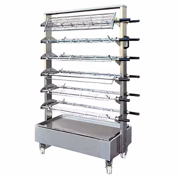 Mobile Skewer Trolley - for 12 Skewers