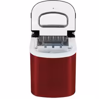 Ledomat - Šuplje kockice leda - 12 kg/24 h - crveno