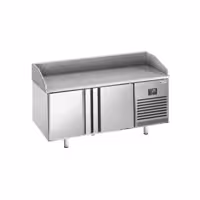 Stół chłodniczy do pizzy PREMIUM PLUS - 1490x700mm - z blatem granitowym - 2‑drzwiowy