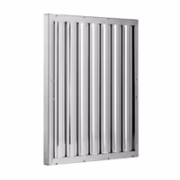 Protupožarni labirintni filtar za napu INOX - 400x500 mm - Tip A