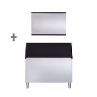 Commercial Ice Machine - Cube - 403 kg/24 h - incl. ice storage container