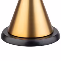 Şarj Edilebilir Masa Lambası - CONE MINI - 3 kademeli kısılabilir - Ø130x115mm - Gold