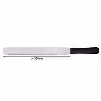 Pastry Knife - Blade: 300mm - serrated