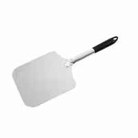 Pravokutna lopata za pizzu - anodizirani aluminij - ekstra lagana - 305x350 mm - drška aluminijska