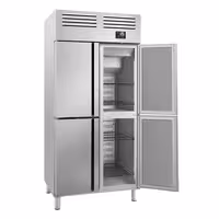 Frigoriferu Premium PLUS tal-Azzar Inossidabbli – GN 1/1 – 745 litri – b'4 nofs bibien
