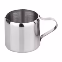 Milk Jug - 100ml - Stainless steel - CE-stamped; dishwasher safe; ergonomic handle