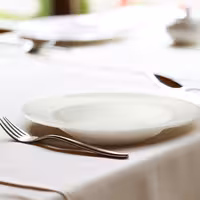 (6 pcs) LUX | Deep Plate - Porcelain - Ø230mm - Ivory