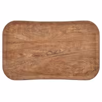 (12 komada) CAMBRO | CENTURY™ - Pladanj od stakloplastike - Pravokutan - 530x370 mm - Drveni izgled smeđeg maslinovog drveta - Glatko