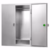 Chambre froide en inox - 2100 x 1500 mm - 4,8 m³