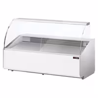 Serve Over Counter - 2506x979mm - front panel white - capacity 512 litres