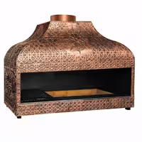 Copper Charcoal Grill - Enclosed - 1500mm