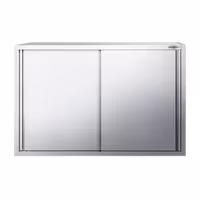 خزانة حائط ستانلس ستيل PREMIUM - 1400x400mm - مع باب انزلاقي - ارتفاع 1000 mm
