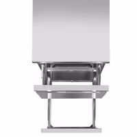 RST-laatikosto - ruostumaton teräs - 2 vetolaatikkoa - 400x620 mm